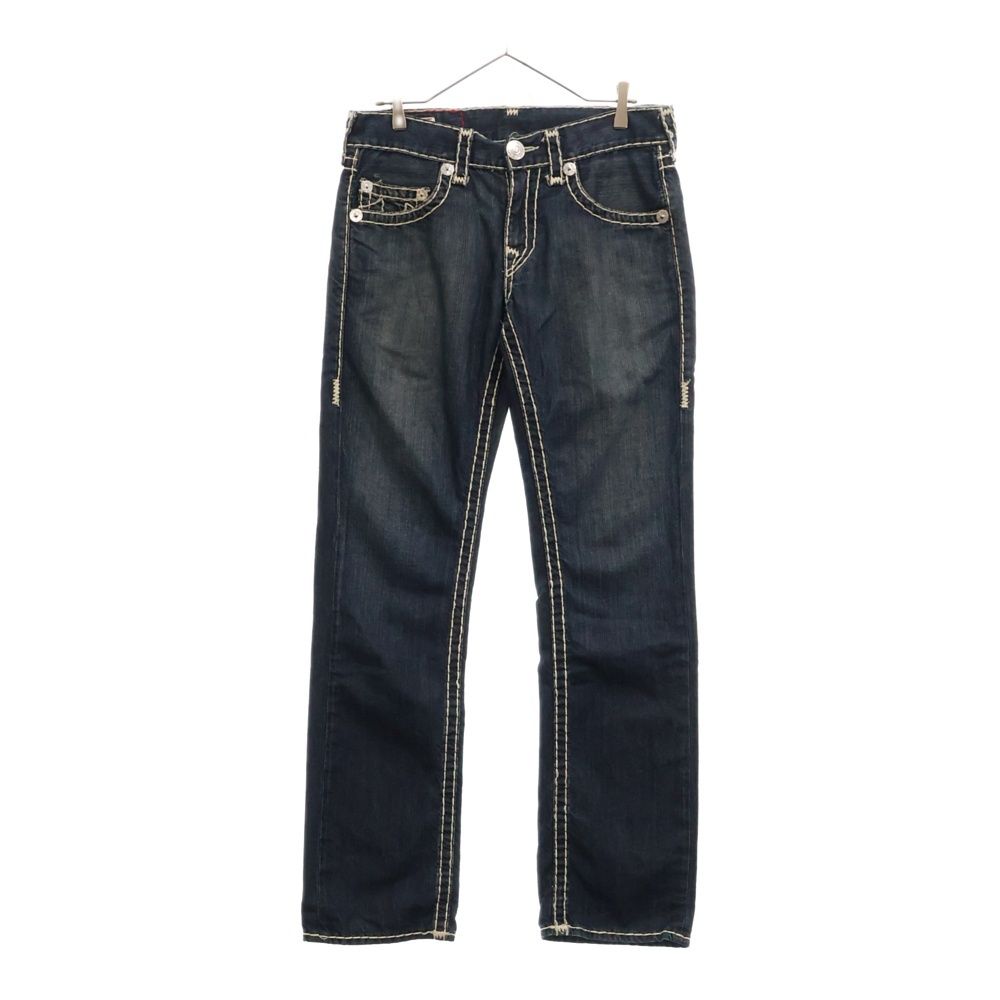 TRUE RELIGION トゥルーレリジョン Bobby super T ファットステッチ デニムパンツ ジーンズ インディ