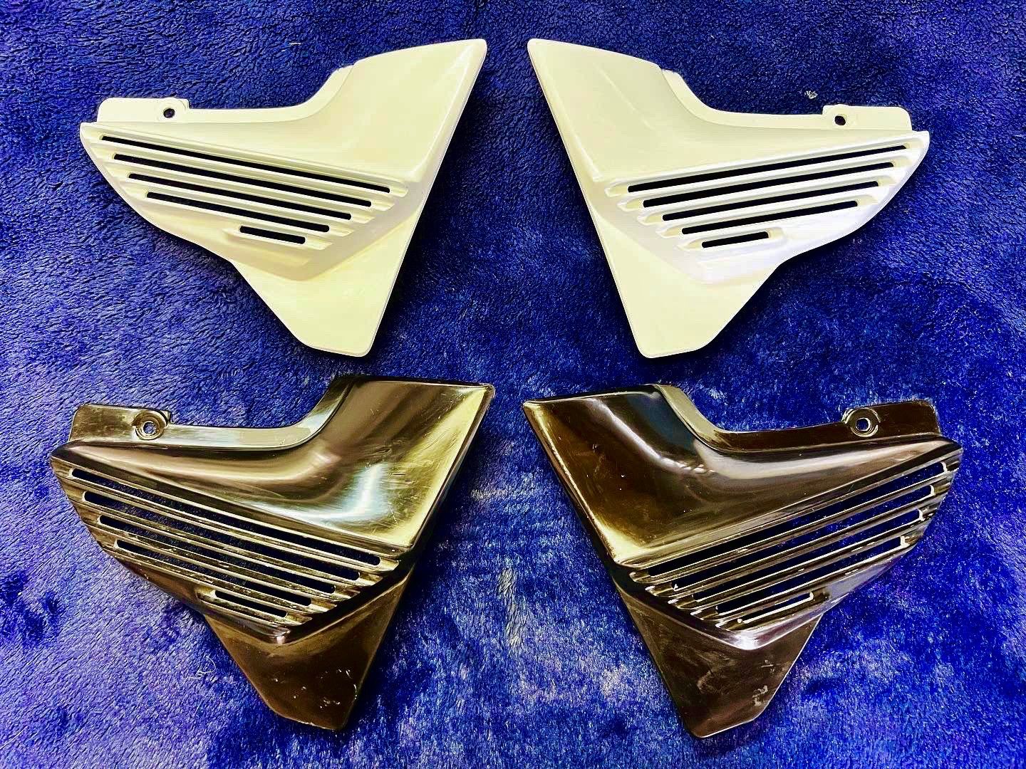 限定価格！cb400sf サイドカバー 高級クリアー仕上げ cbxカラー 【公式