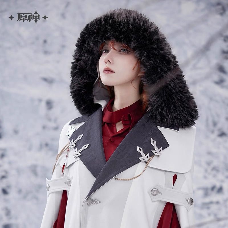 原神 公式 ケープ 霜痕与権焔 アルレッキーノ 召使 B1