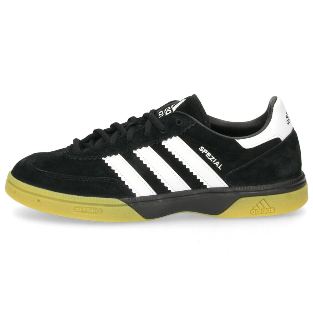 adidas Spezial スニーカー 黒/白 リボン付き adidas アディダス ハンドボール スペツィアル スニーカー