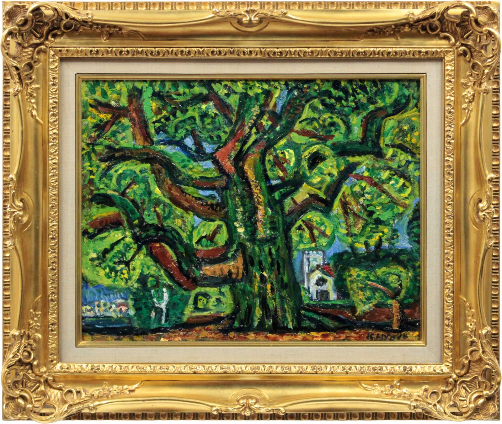 兵藤和男 「古樹新緑」 油絵・油彩画 絵画 兵藤和男 「古樹新緑」 油絵・油彩画 絵画 - メルカリ