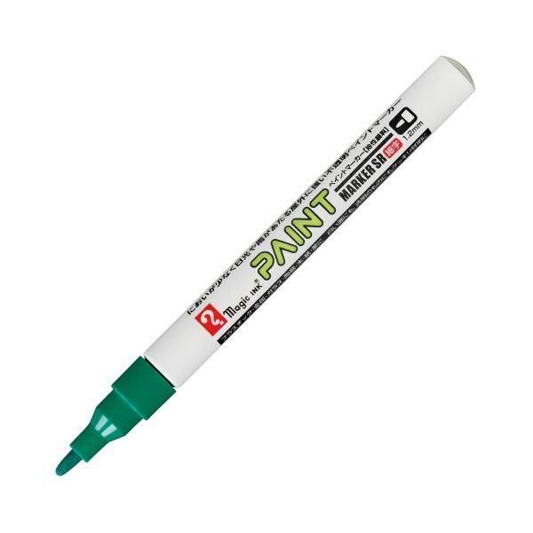 （まとめ） 寺西化学 油性マーカーペイントマーカーSR No.551 細字 緑 MSR551-T4 1本 〔×30セット〕