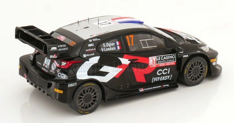 イクソ 1/18 トヨタ GR ヤリス #17 ラリー モンテカルロ 2024