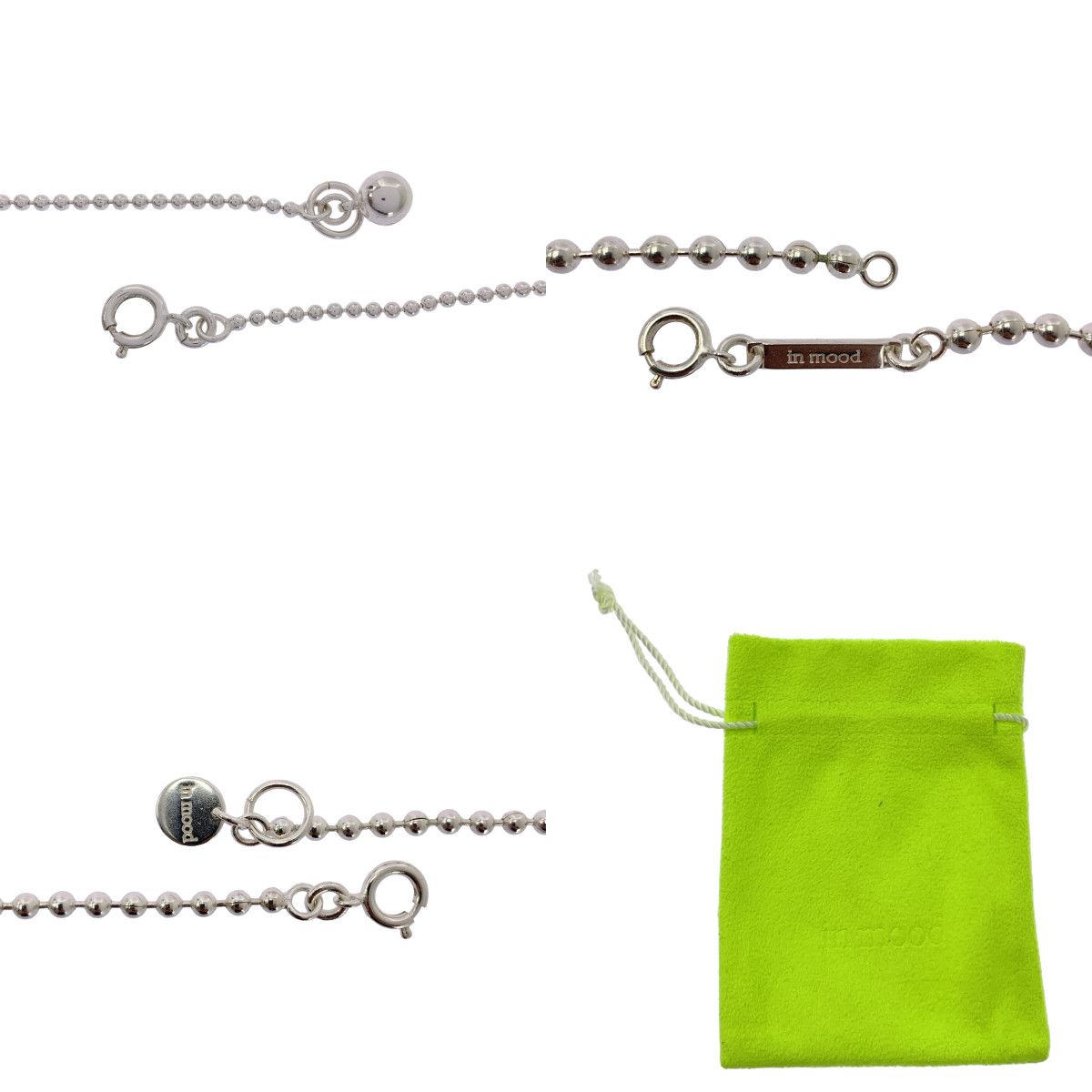 in mood / インムード | MULTI BALL CHAIN -NECKLACE チェーン