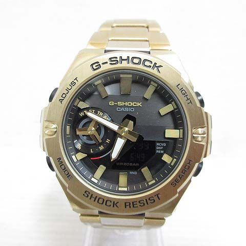 カシオジーショック CASIO G-SHOCK GST-B500GD-9AJF G-STEEL 腕時計 タフソーラー アナログ デジタル アナデジ ゴールド メタル