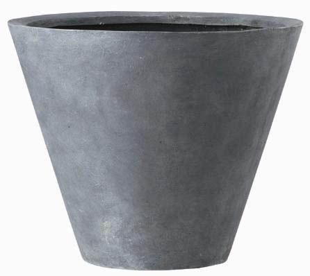 プランター 大型 植木鉢 円形 ファイバー樹脂 鉢 アンティーク 風 円 LLシンプルコーン 深型 直径400×高さ320 底穴あり ガーデニング 園芸用品 庭作り オブジェ 軽量 寒冷地 使用