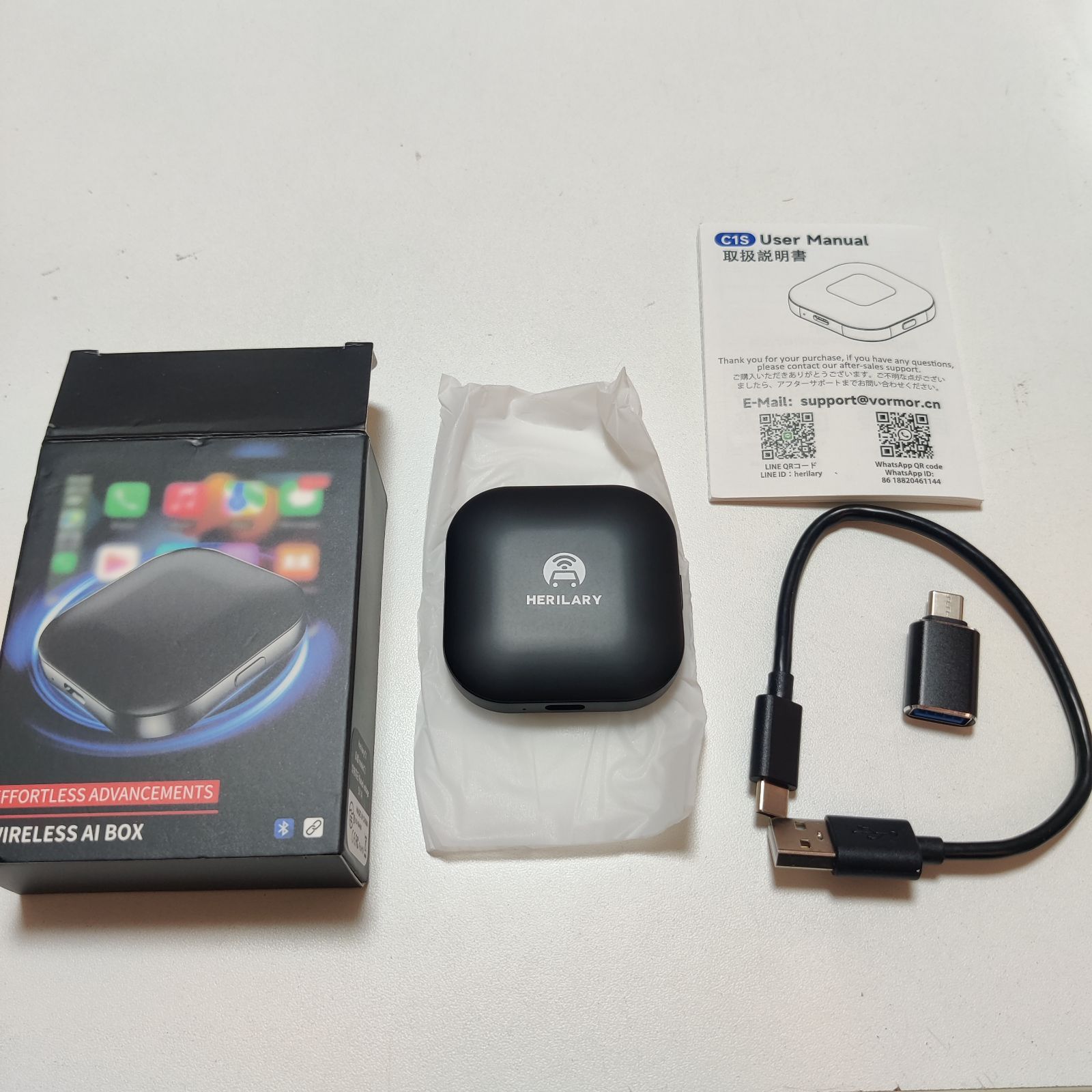 SENZZ CarPlay AI Box carplay ワイヤレス アダプター 高価