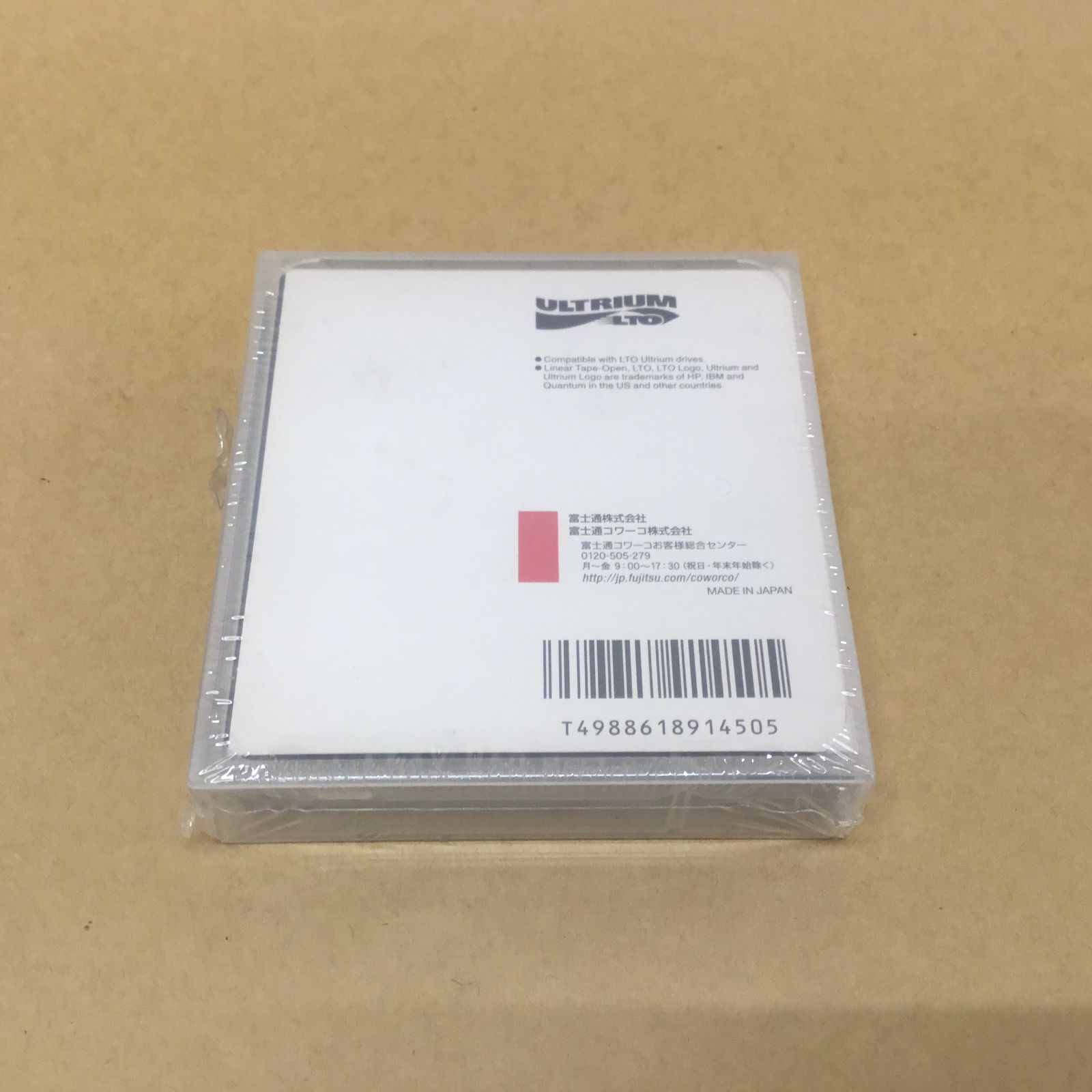 未使用品 富士通 LTO Ultrium1クリーニングカートリッジU 0160280