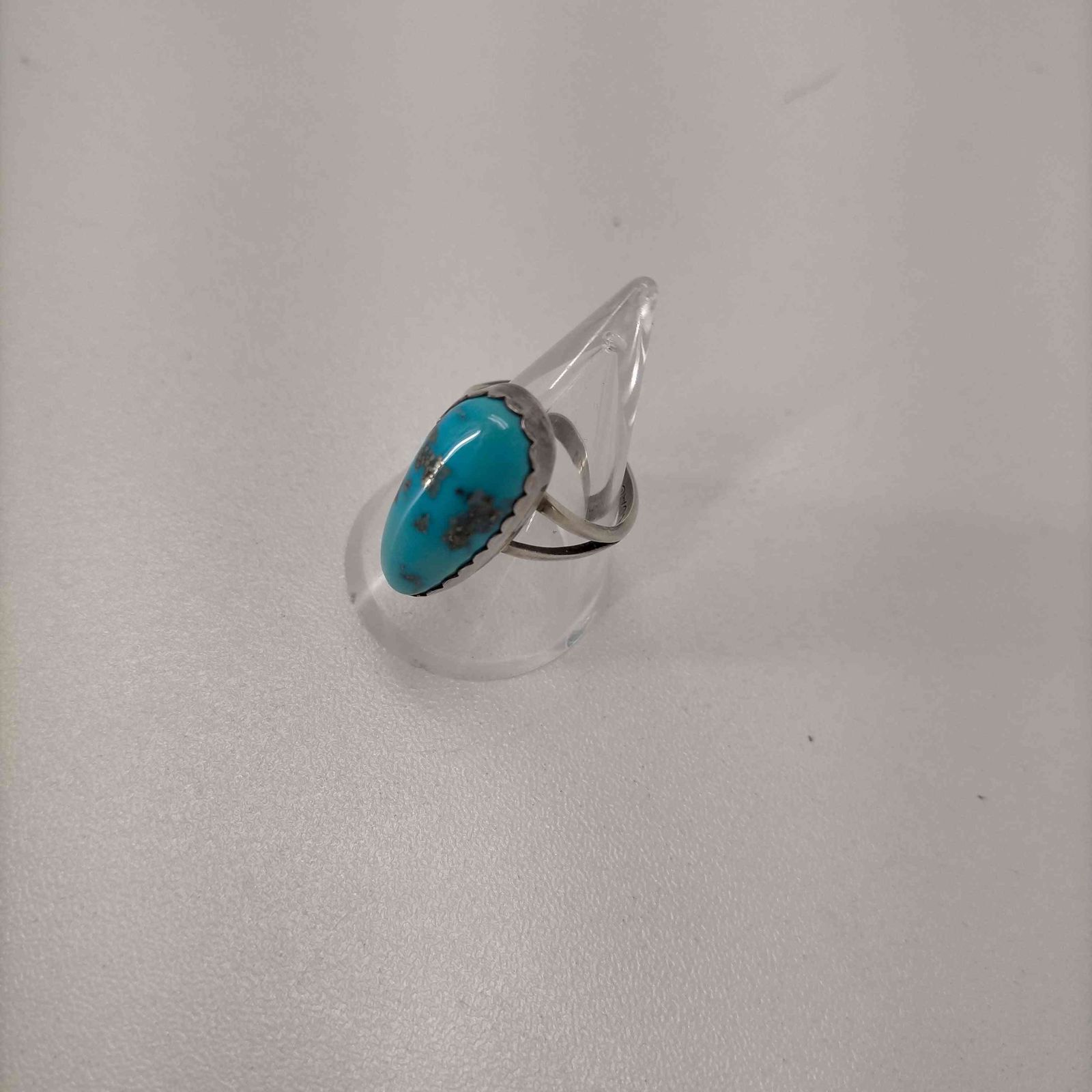 ナバホ NAVAJO STERLING Andy Cadman キャンデラリアターコイズリング