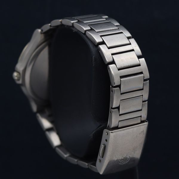 稼動 良品 シチズン QZ 5510-F52517 アテッサ チタン デイト グレー