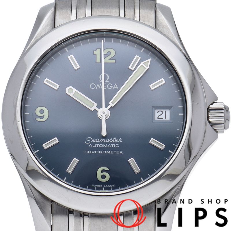 オメガ シーマスター 120M オートマチック 36mm 2501.83  SS メンズ時計 ブルー 仕上げ済  美品 【中古】