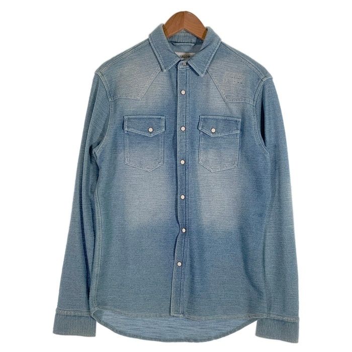 海外並行輸入正規品 BAYFLOW ベイフロー スウェットデニム ウエスタンシャツ シャツ/ブラウス(長袖/七分)