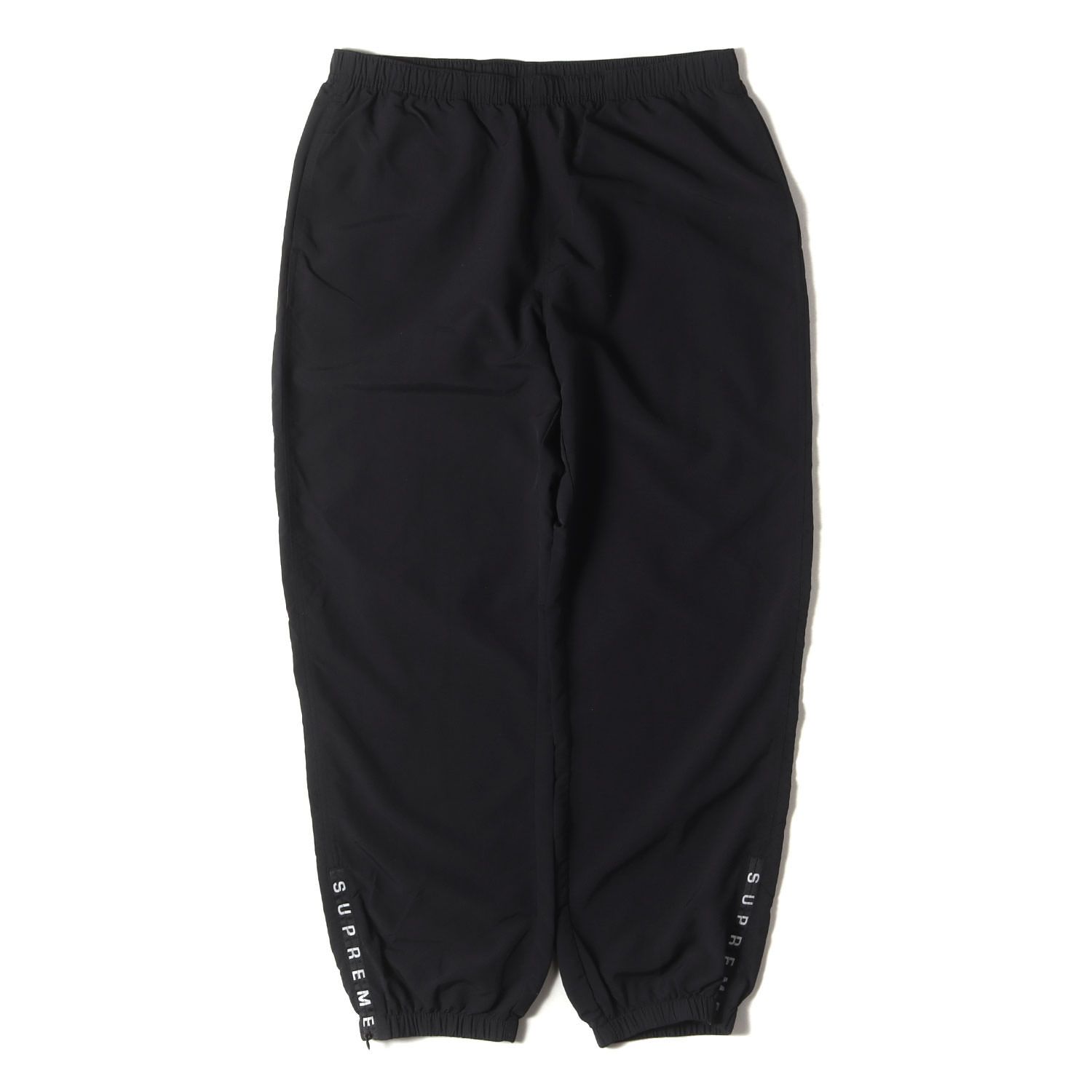 美品 Supreme シュプリーム パンツ サイズ:L 22SS ナイロン ウォームアップ パンツ (Warm Up Pant) ブラック 黒 ボトムス ズボン【メンズ】