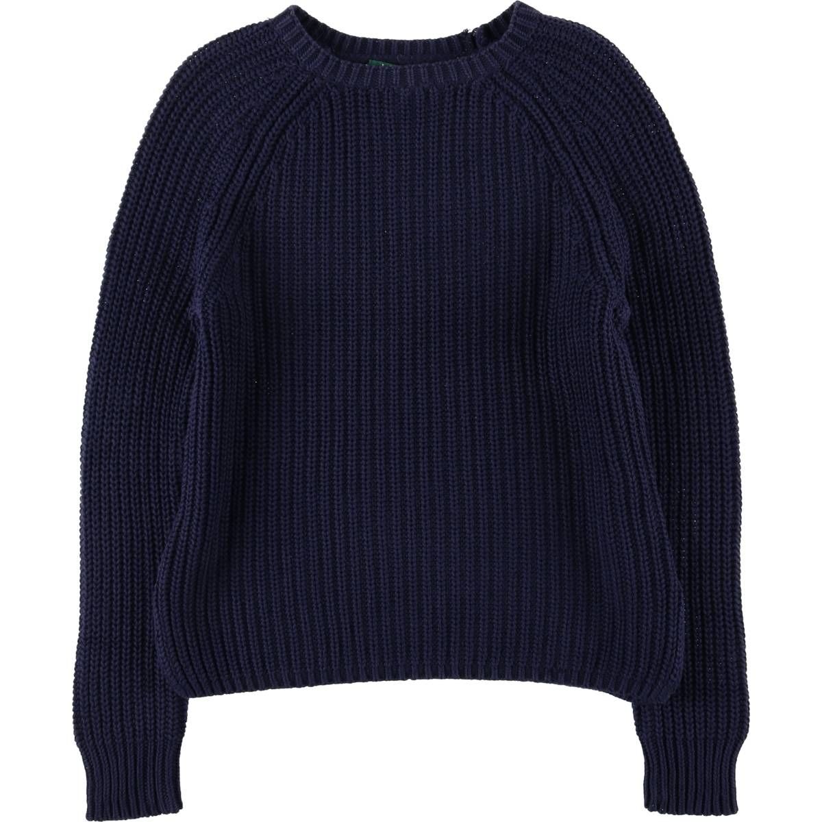 古着 ラルフローレン Ralph Lauren LAUREN PETITE リブ編み コットンニットセーター レディースS相当|eaa583162