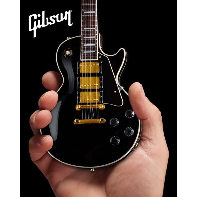 GIBSON ギブソン - Les Paul Custom Ebony | ミニチュア楽器