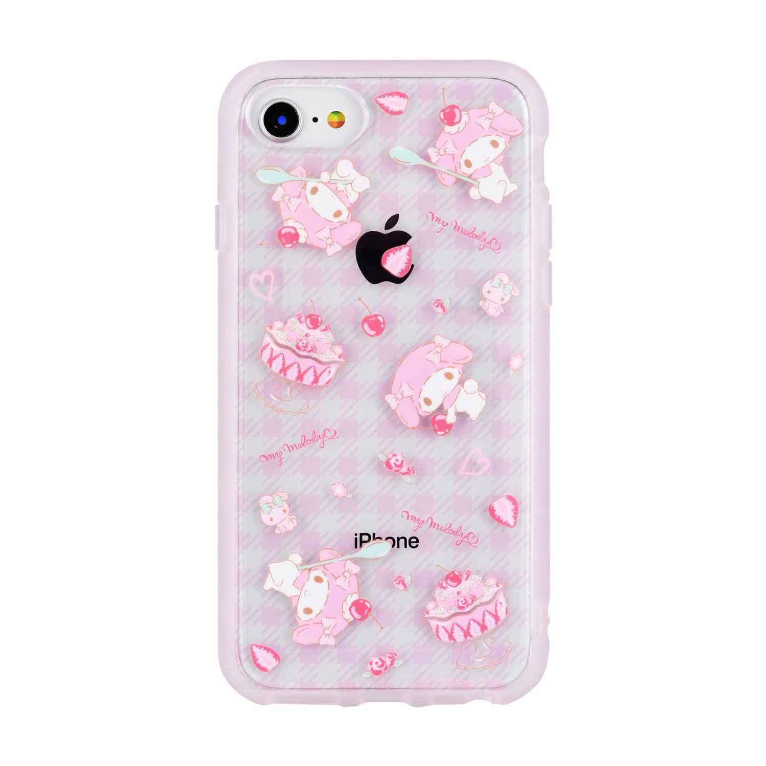 グルマンディーズ(Gourmandise) サンリオキャラクターズ IIIIfit Clear (イーフィット クリア) iPhone SE (第3世代/第2世代) / 8 / 7 / 6s / 6 (4.7インチ) 対応 ケース マイメロデ [マイメロディ]