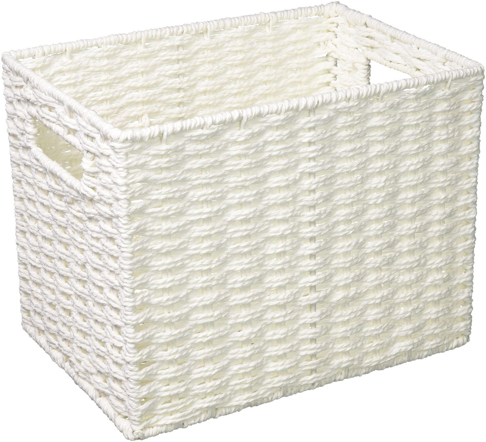 【特価商品】ホワイト バスケット 18×26×H20cm ちどり産業(Tidorisangyou)