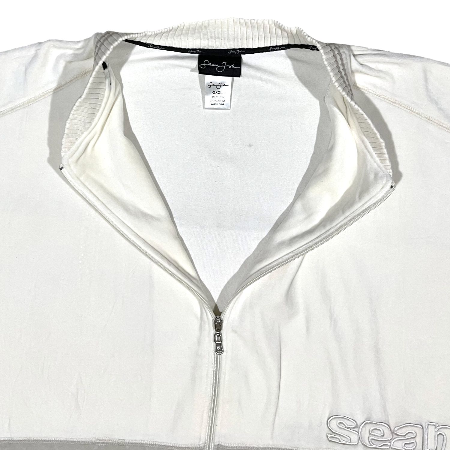 SEAN JOHN ショーンジョン 2トーン ベロア ジャケット 上下 