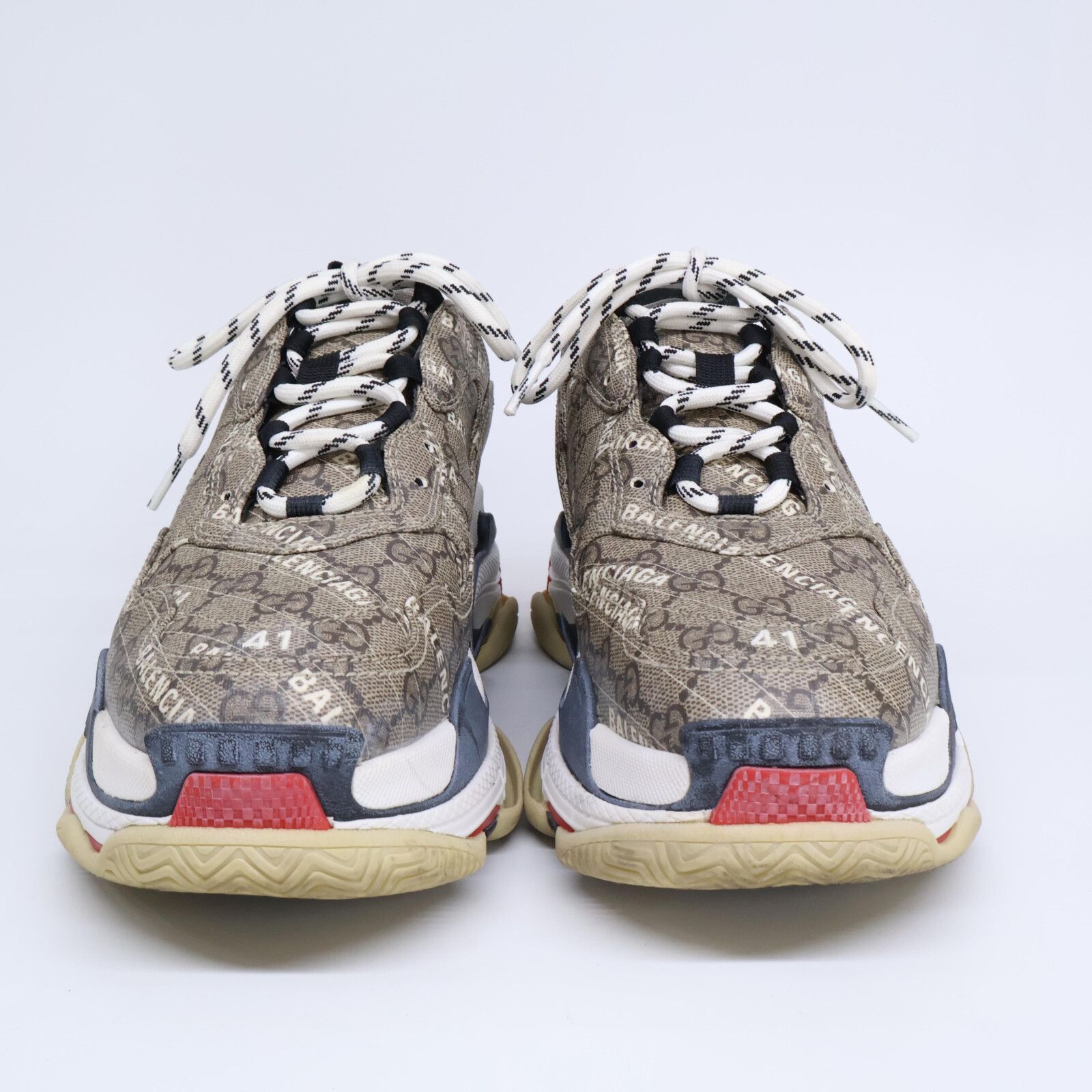 【美品・付属品完備】グッチ バレンシアガ スニーカー ハッカー GG スプリーム BALENCIAGA(バレンシアガ) ×GUCCI グッチ ザ ハッカープロジェクト