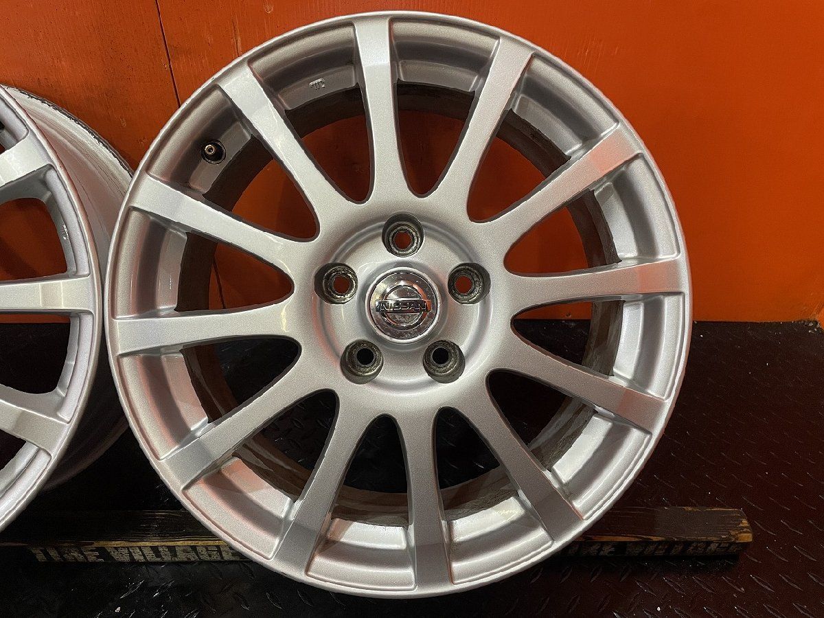 NISSAN 日産 純正ホイール 17インチ 4本 7J5HPCD114.3+45 エルグランド