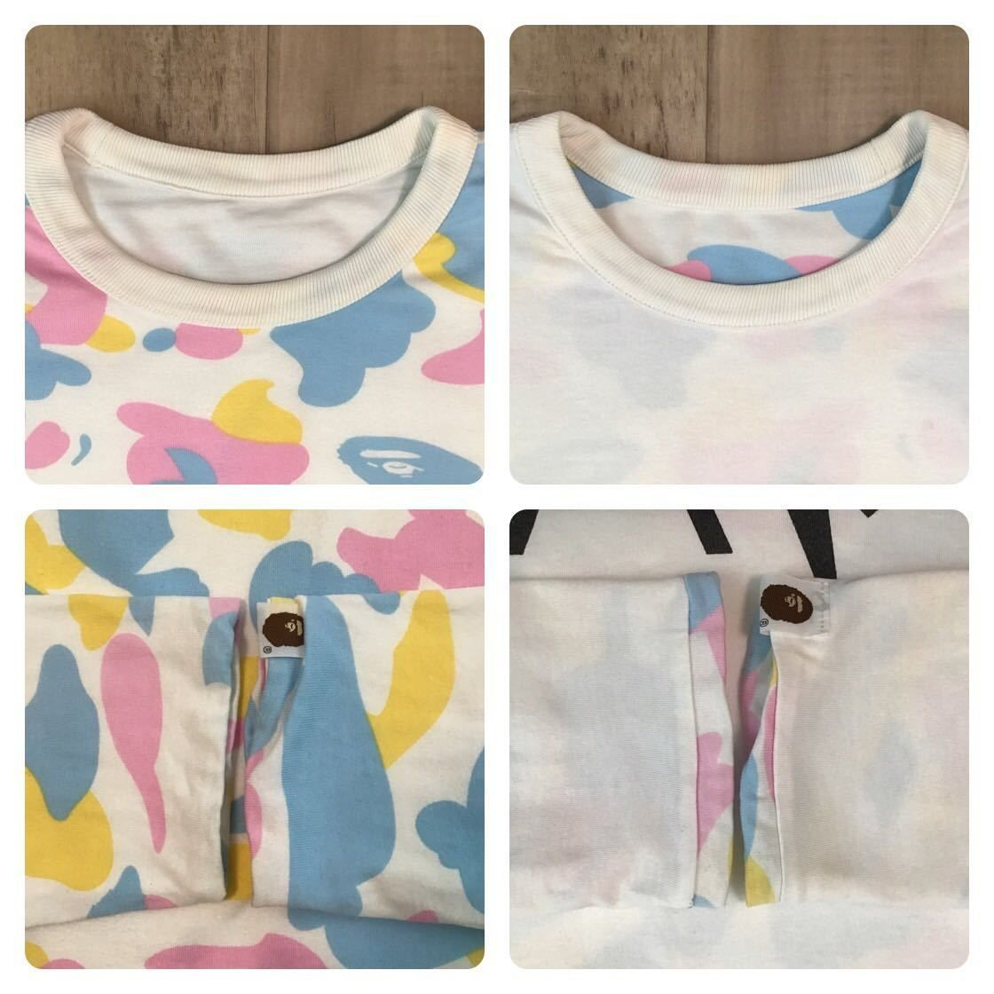 ABATHINGAPE マルチカモ　リバーシブルカットソー　エイプＭサイズ ABATHINGAPE マルチカモ リバーシブルカットソー エイプMサイズ