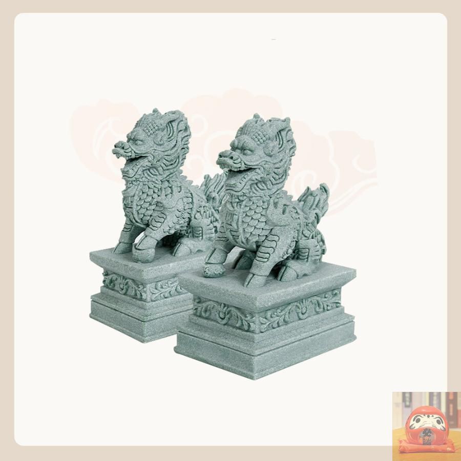 縁起物　文房具　文鎮　麒麟・青銅神獣　開運鎮宅　置物　インテリア 縁起物文房具文鎮麒麟・青銅神獣開運鎮宅置物インテリア