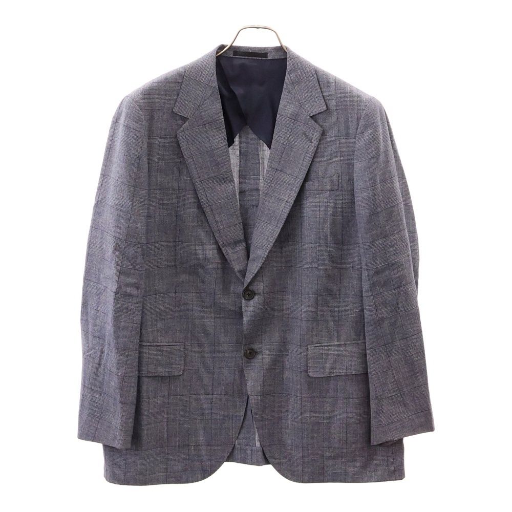 Paul Smith ポールスミス 23SS イタリア製 カラーリネン 2B テーラードジャケット ブルー/グレー 133107 2169 Paul Smith (ポールスミス) 23SS イタリア製 カラーリネン 2B