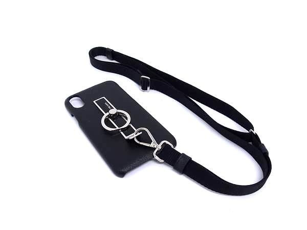 【美品✨】プラダ iPhoneケース 14&15 サフィアーノレザー ブラック PRADA - プラダ PRADA iPhone14ケース サフィアーノ