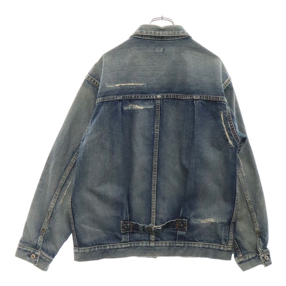 シークエル デニムジャケット 23AW SQ-23AW-JK-11 SEQUEL (シークエル) 23AW ×FRAGMENT DENIM JACKET フラグメント