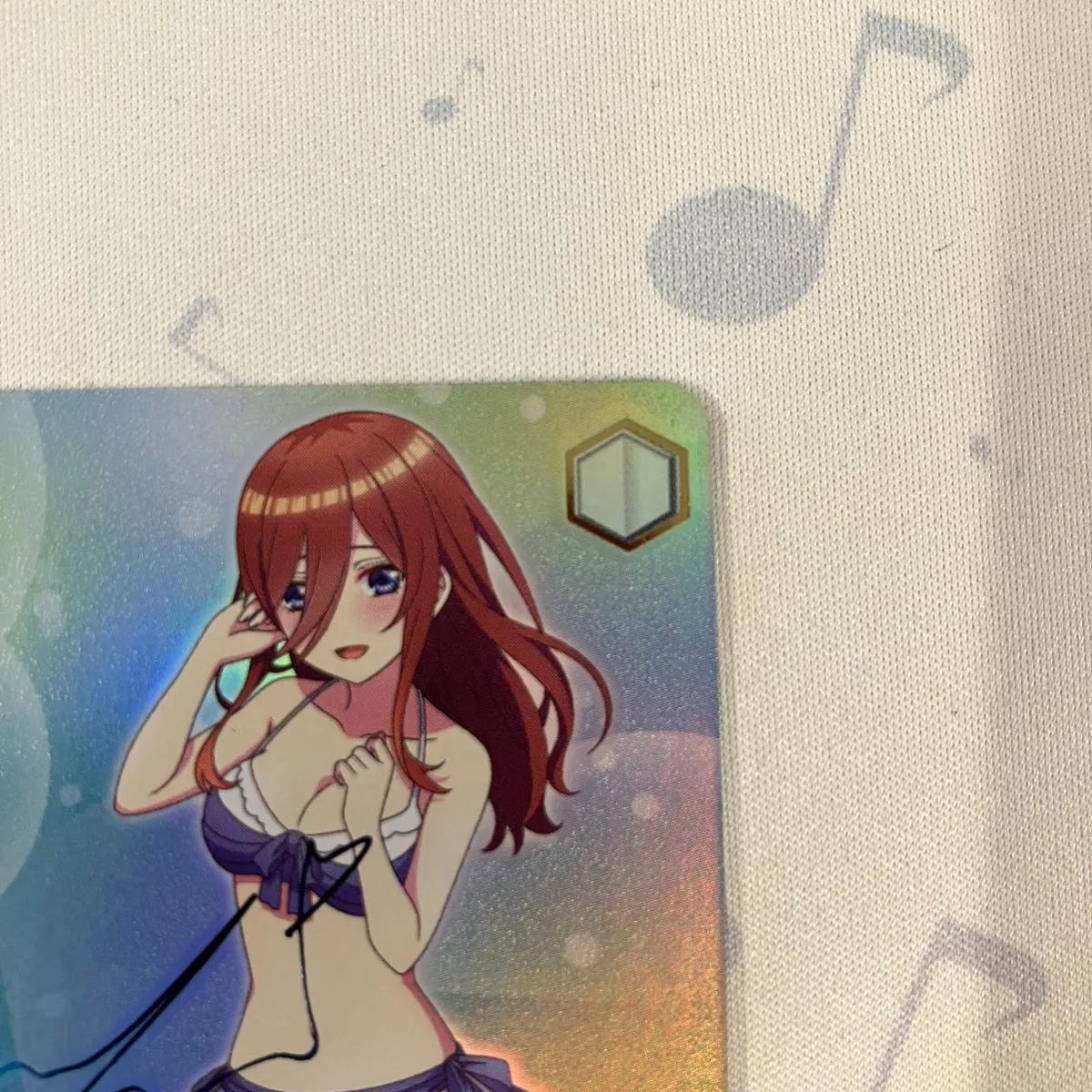 割り切れない想い SP 中野三玖　ヴァイス 美品】割り切れない想い 中野三玖 SPサイン - メルカリ