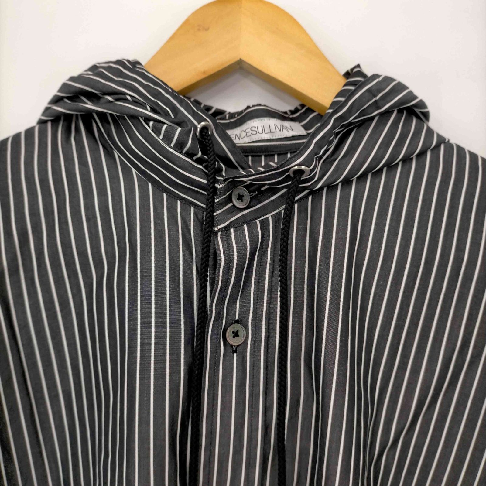 ジョンローレンスサリバン JOHN LAWRENCE SULLIVAN 18SS STRIPE HOODIE SHIRT メンズ JPN：48 -  メルカリ