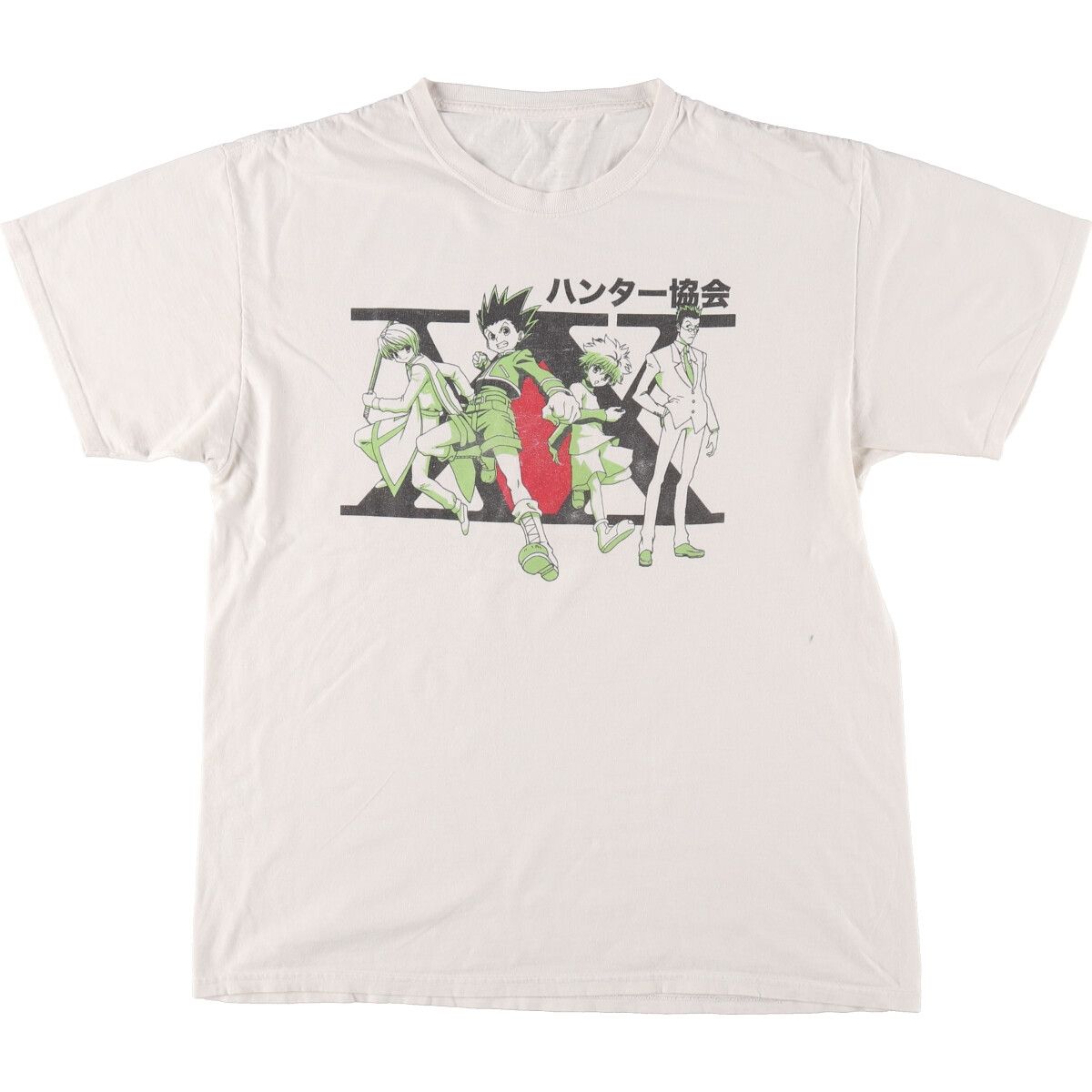 古着 HUNTER HUNTER ハンターハンター アニメ キャラクタープリントTシャツ メンズL相当/eaa494858