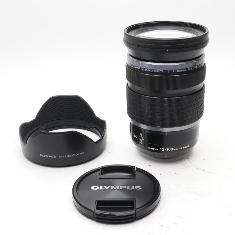 OM SYSTEM オリンパス OLYMPUS マイクロフォーサーズレンズ M.ZUIKO DIGITAL ED 12-100mm F4.0 IS PRO 高倍率ズームレンズ 防塵防滴