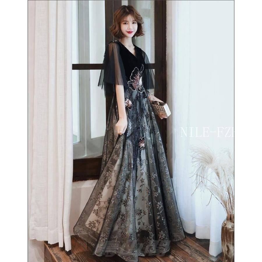 ロング丈ドレス ウエディングドレス ナイトドレス 上品 パーティードレス 結婚式 大きいサイズ 30代40代 高品質 きれいめ お呼ばれ 卒業式 WP数量 価格926