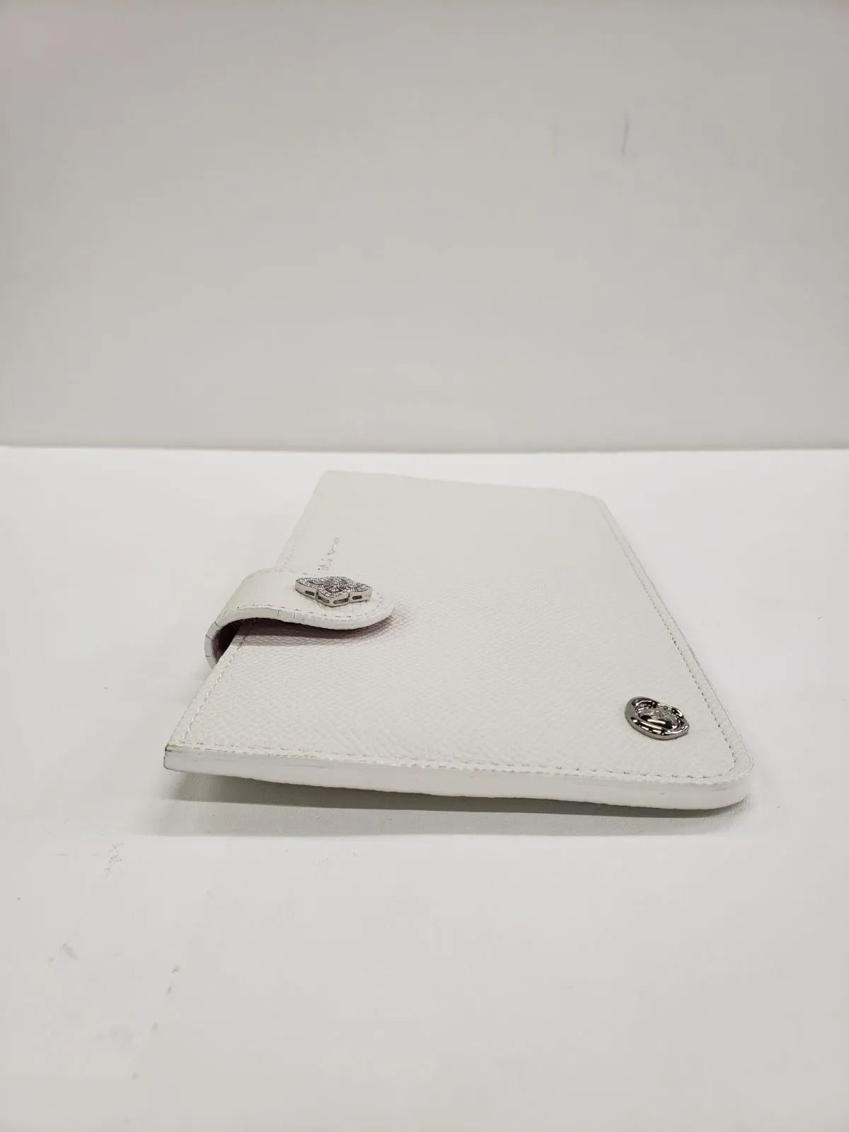 admjホワイト ストーン装飾 二つ折り財布 admjホワイト ストーン装飾 二つ折り財布