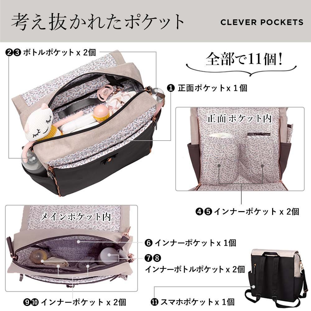 【ラスト1点】【在庫限り】【新品 正規品】ペチュニアピックルボトム ボクシー マザーズバッグ リュック ショルダーストラップ固定 マザーズバッグ ママバッグ ママリュック レディースバッグ ショルダーバッグ 鞄 自立 大容量 オムツ替えシート 母の日 ◆1