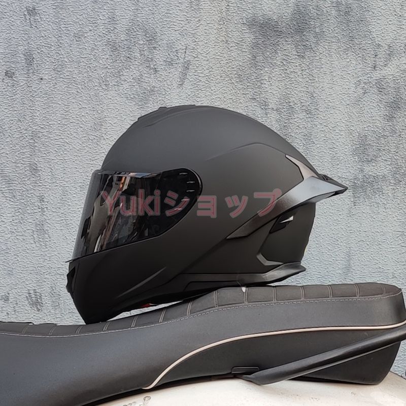 バイク用ヘルメット 自転車用 自転車 ゴーグル付く 堅い 男女兼用 大人向 バイク ヘルメット ファッション カラー ブラック黒いゴーグル