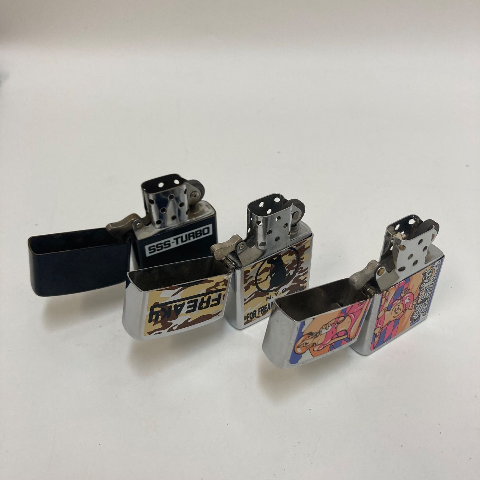 Zippo　オイルライター　ガスライター　まとめ売り ライターまとめ売り12点＊ ZIPPO ターボライター ガスライター