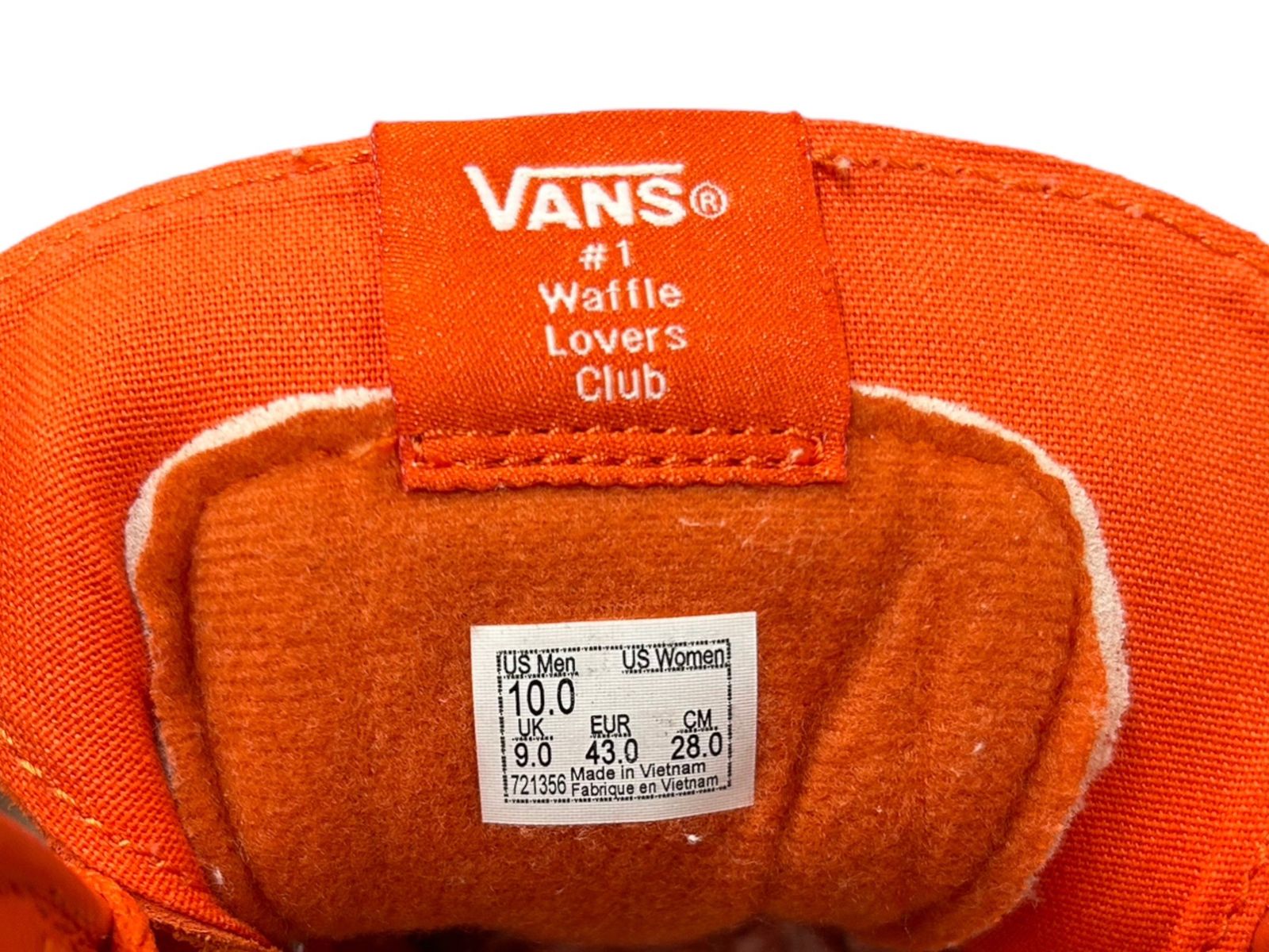 VANS (バンズ) × WTAPS (ダブルタップス) ハイカット スニーカー