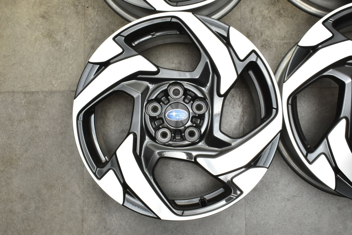 新車外し 美品】スバル クロストレック 純正 18in 7J +55 PCD114