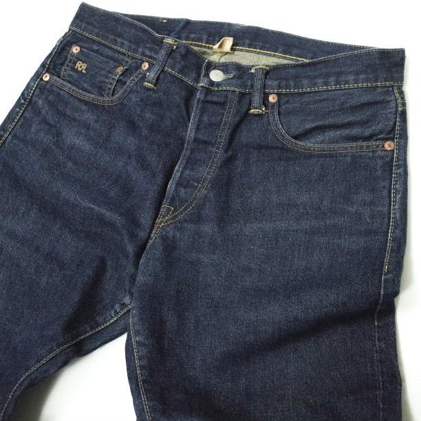 RRL ダブルアールエル アメリカ製 SLIM FIT ONCE WASHED JEAN - JAPAN SELVEDGE DENIM  スリムフィットセルビッチデニムパンツ 31 Indigo Double RL ジーンズ MADE IN USA g11825 - メルカリ