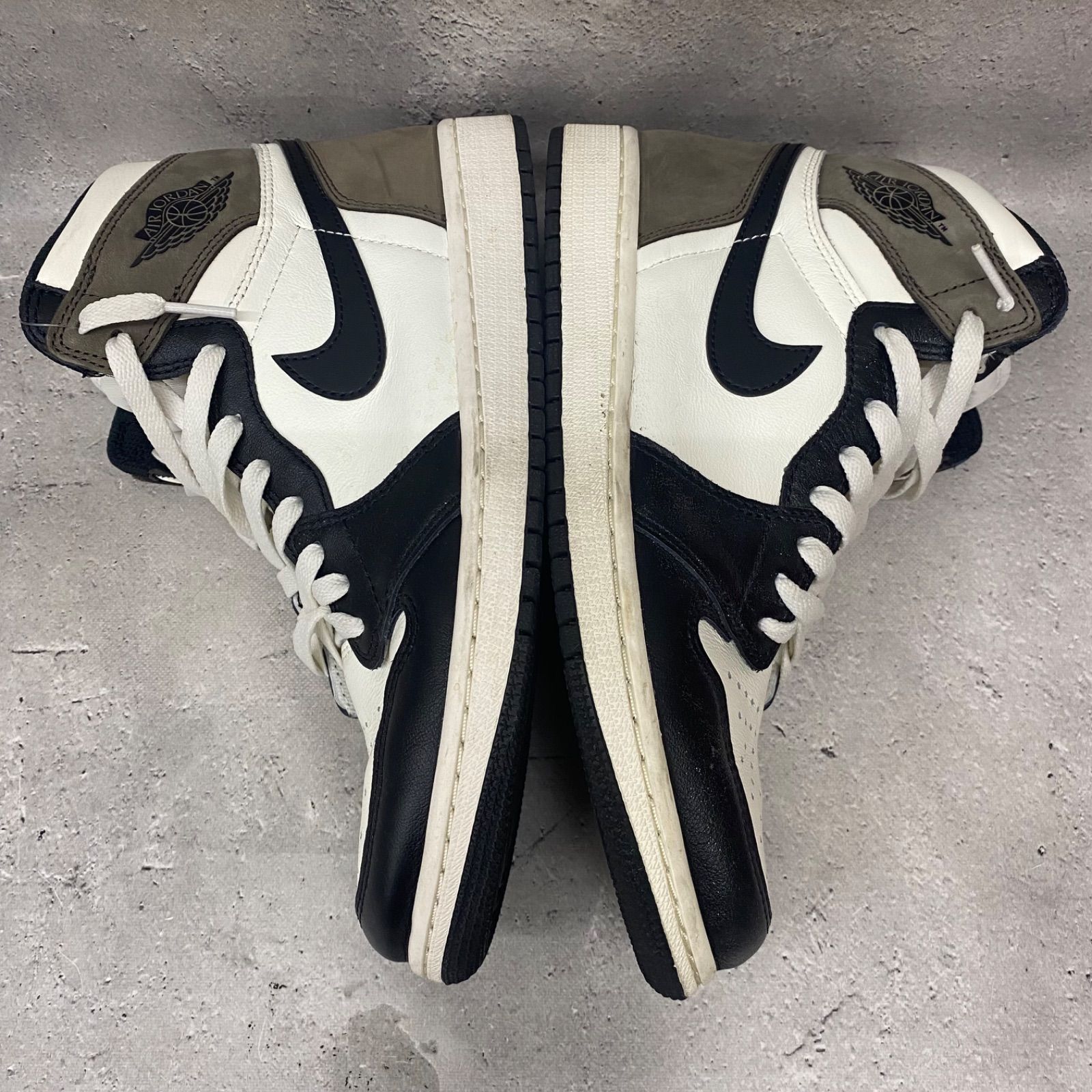 ナイキ エアジョーダン1 ハイOG セイル/ダークモカ-ブラック 楽天市場】NIKE AIR JORDAN 1 HI OG sail/black-dark mocha