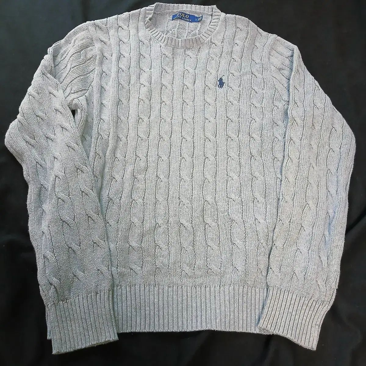 新モデル ロゴ デザイン POLO ラルフローレン ケーブル ニット