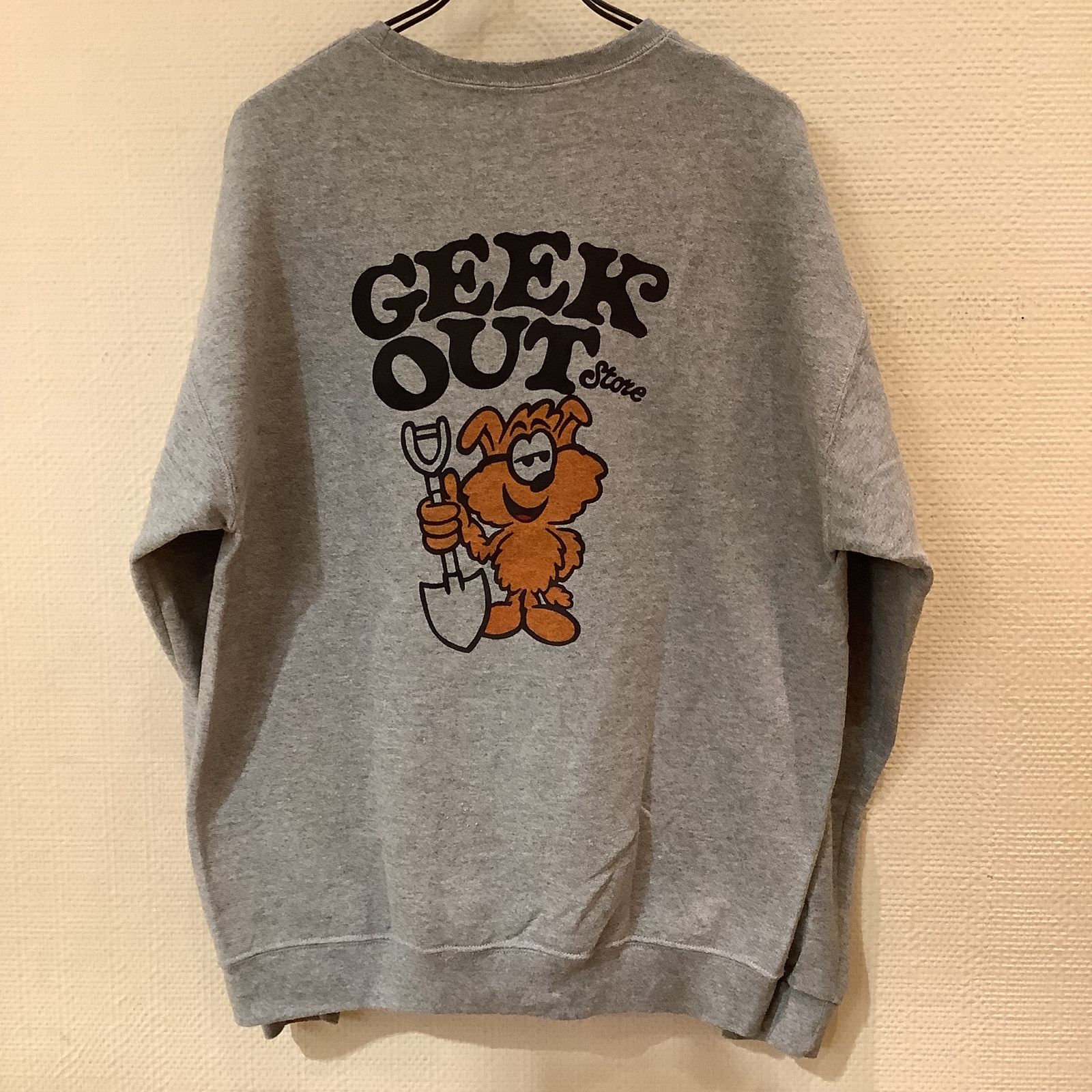 □VERDY×GEEKOUTSTORE サーモプリントスウェット グレー L 新12926