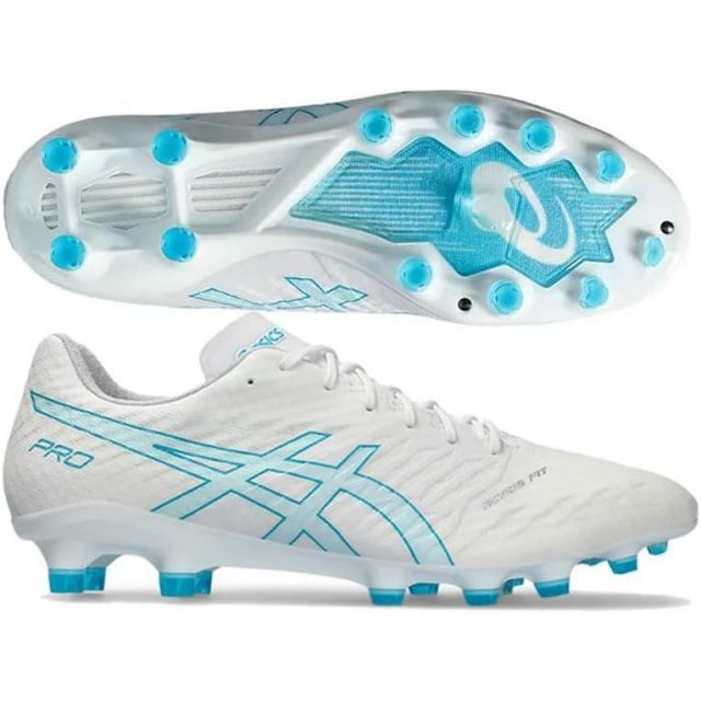 ASICS PRO サッカーシューズ 27.5 ASICS アシックス DS LIGHT ACROS PRO 3(レッド×ホワイト