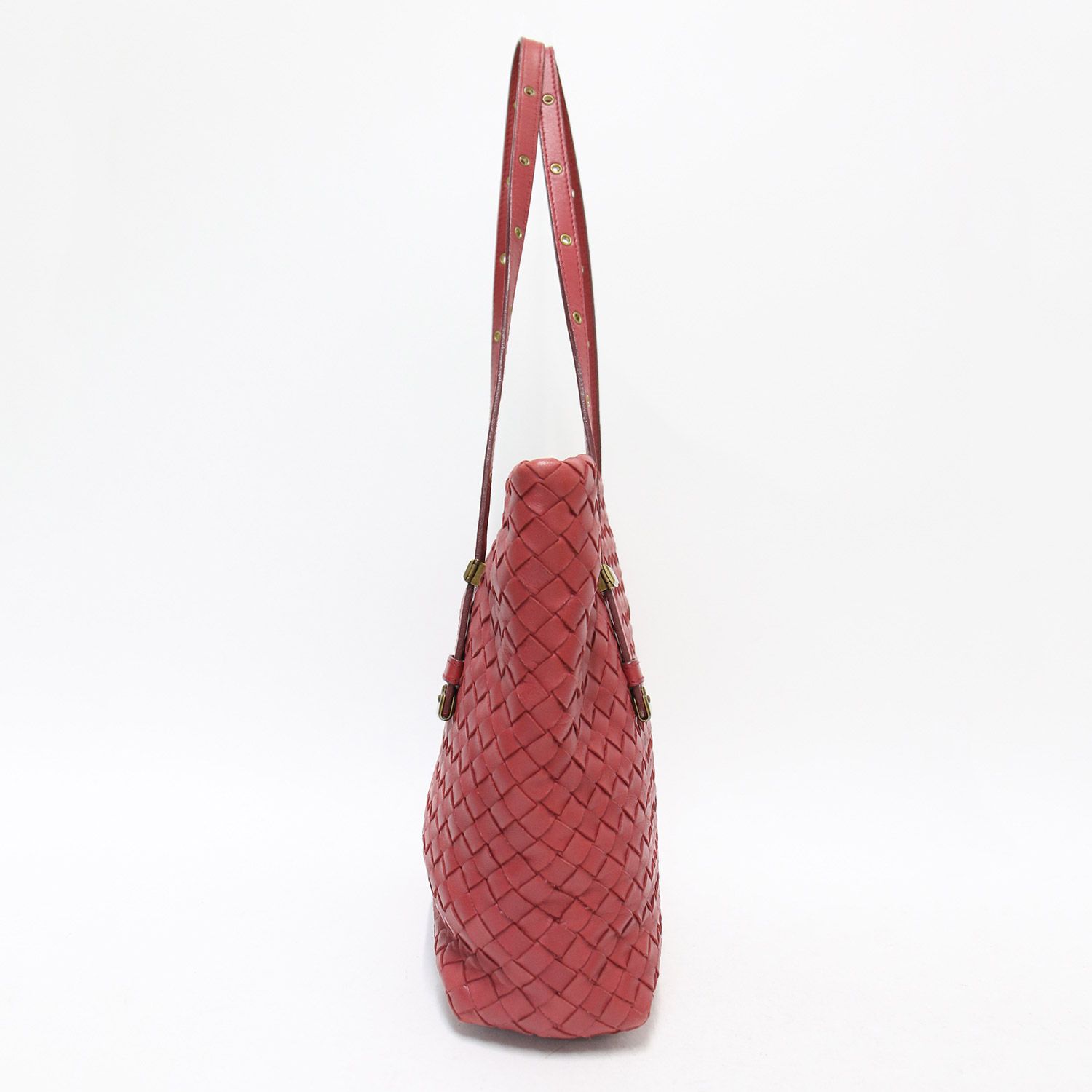 BOTTEGA VENETA ボッテガヴェネタ バッグ トート ショルダー レッド 赤 