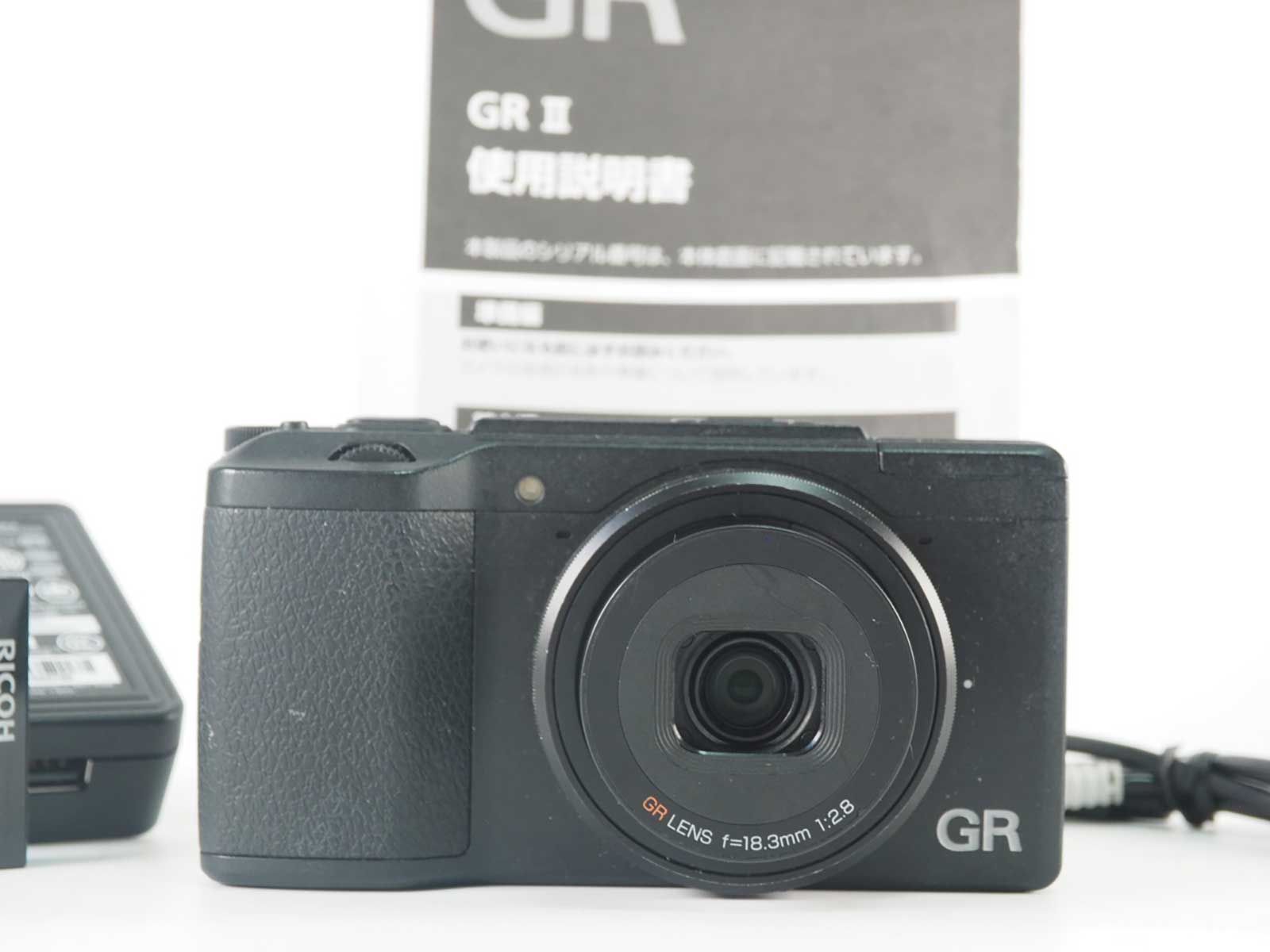 リコー Ricoh GR II Digital Camera 16.2MP Black Shutter Count