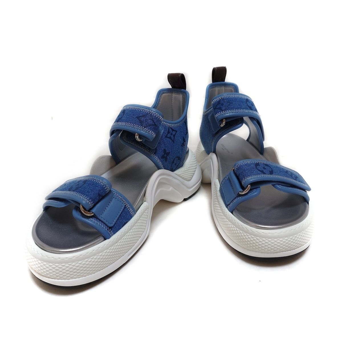 LOUIS VUITTON ルイヴィトン LVアークライト ライン サンダル38