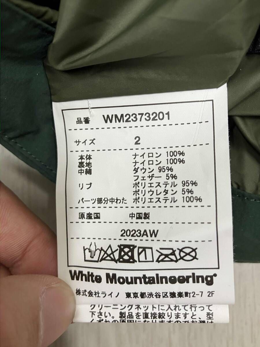 WHITE MOUNTAINEERING WM×TAION. DOWN JACKET GREEN ホワイトマウンテニアリング Mサイズ WM2373201 KANDAIZUMI_COM