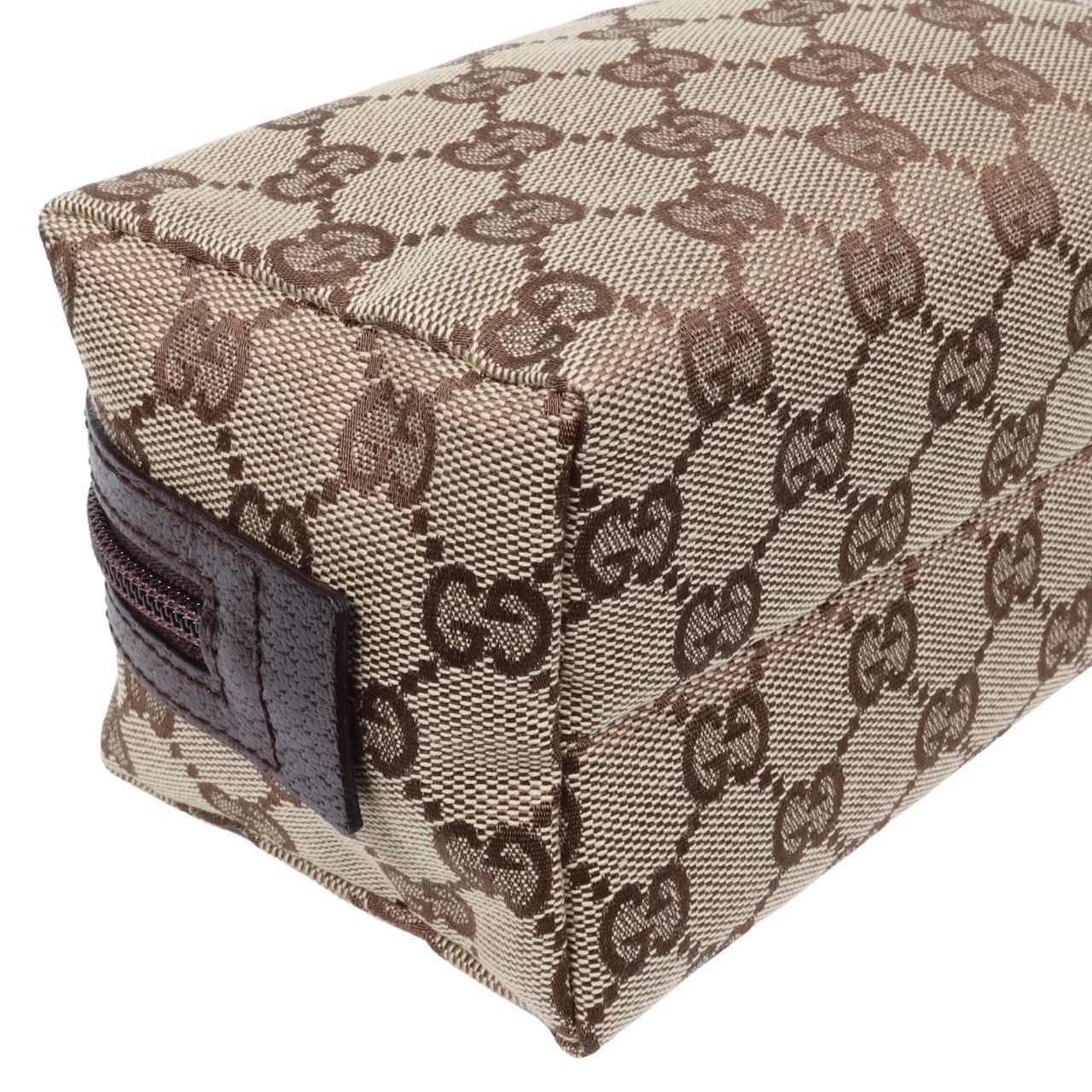 Gucci GGロゴ ポーチ ベージュ/ブラウン GUCCI グッチ GG 29596 ベージュ×ブラウン ポーチ レディース